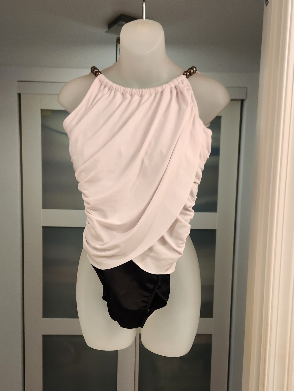 Magicsuit Aubrey Draped Halter One-Piece Swimsuit